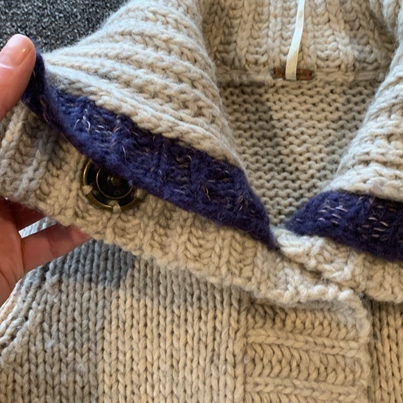 Free People RARE wool knit sweater cardigan - Picture 3 of 6